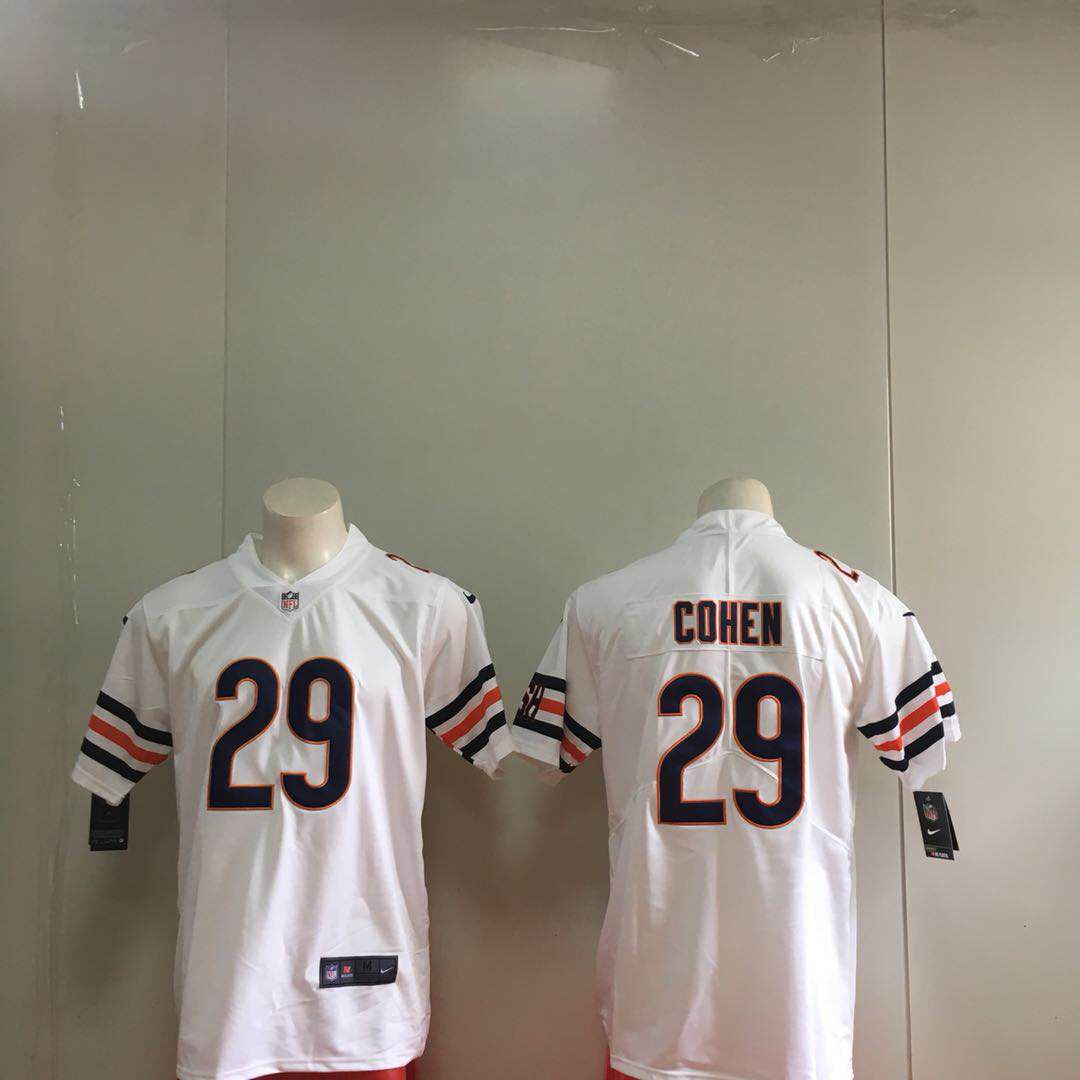 Men Chicago Bears #29 Cohen White Nike Vapor Untouchable Limited Playe NFL Jerseys
